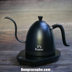 Bếp đun và ấm rót pha cà phê Pour Over 0,6L có thiết lập nhiệt độ Brewista Artisan – Full Black