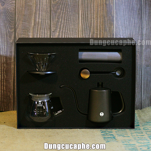 Timemore Chestnut Slim Drip Set - Hộp quà tặng cho người yêu cà phê