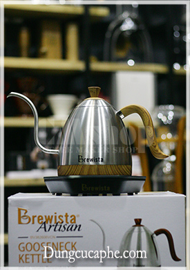 Ấm rót và đun cà phê Drip Brewista Artisan 0.6L kiểm soát nhiệt độ