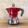 Ấm Moka Pot Induction 4tz đun được bếp từ - Made in Romania