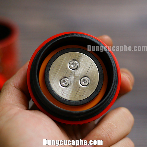 Bộ lọc cà phê của dụng cụ pha cà phê Espresso Nanopress Pixie Red Tattoo Limited
