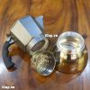 Các bộ phận tháo rời của ấm Moka Pot Brikka Induction 4 cup