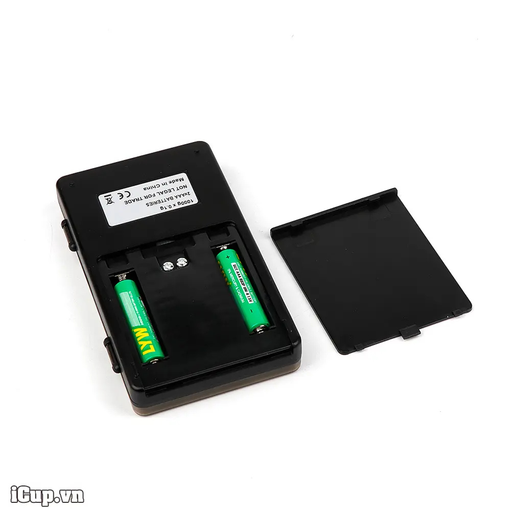 Cân điện tử mini Pocket sử dụng 2 viên pin AAA