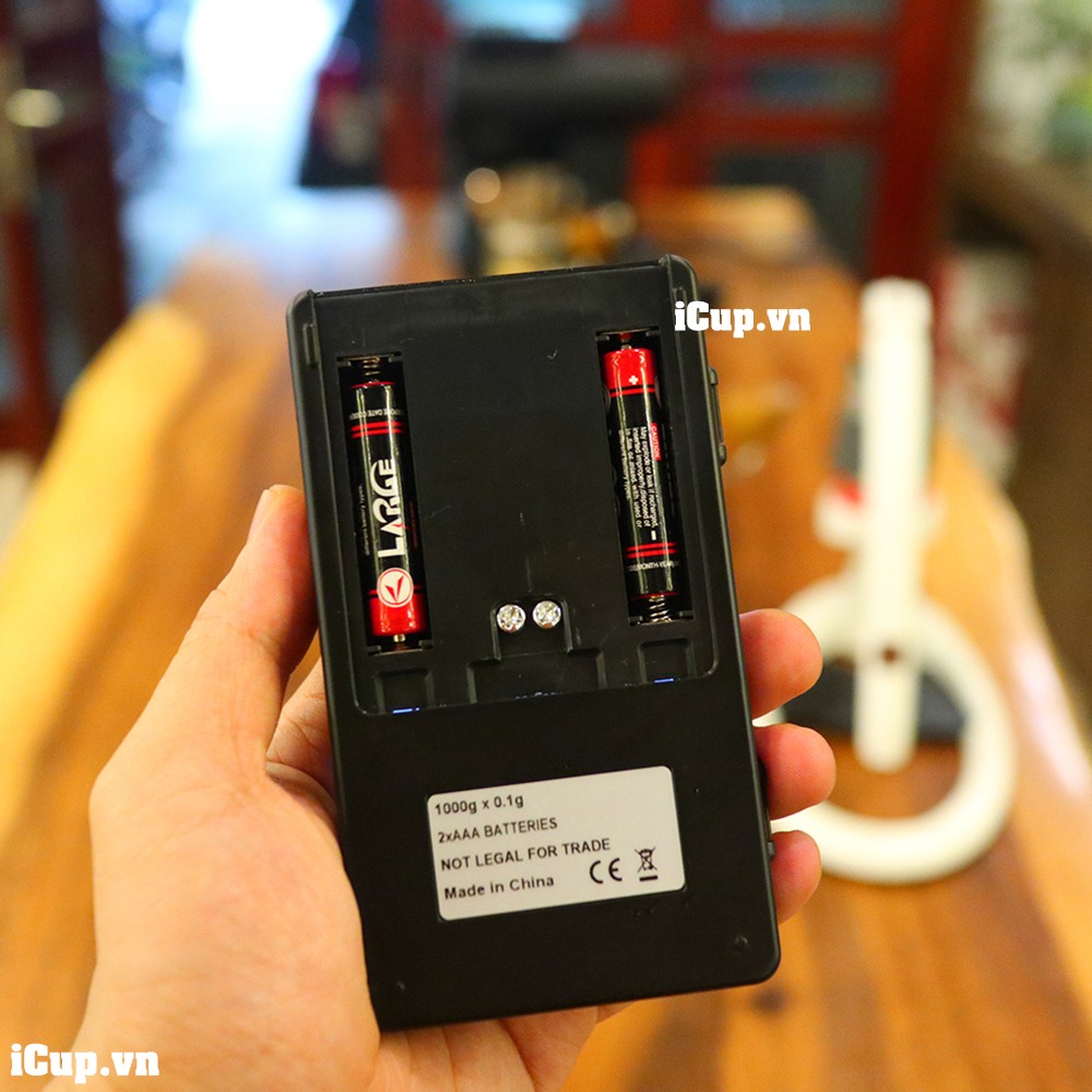 Cân mini pocket sử dụng 2 pin AAA