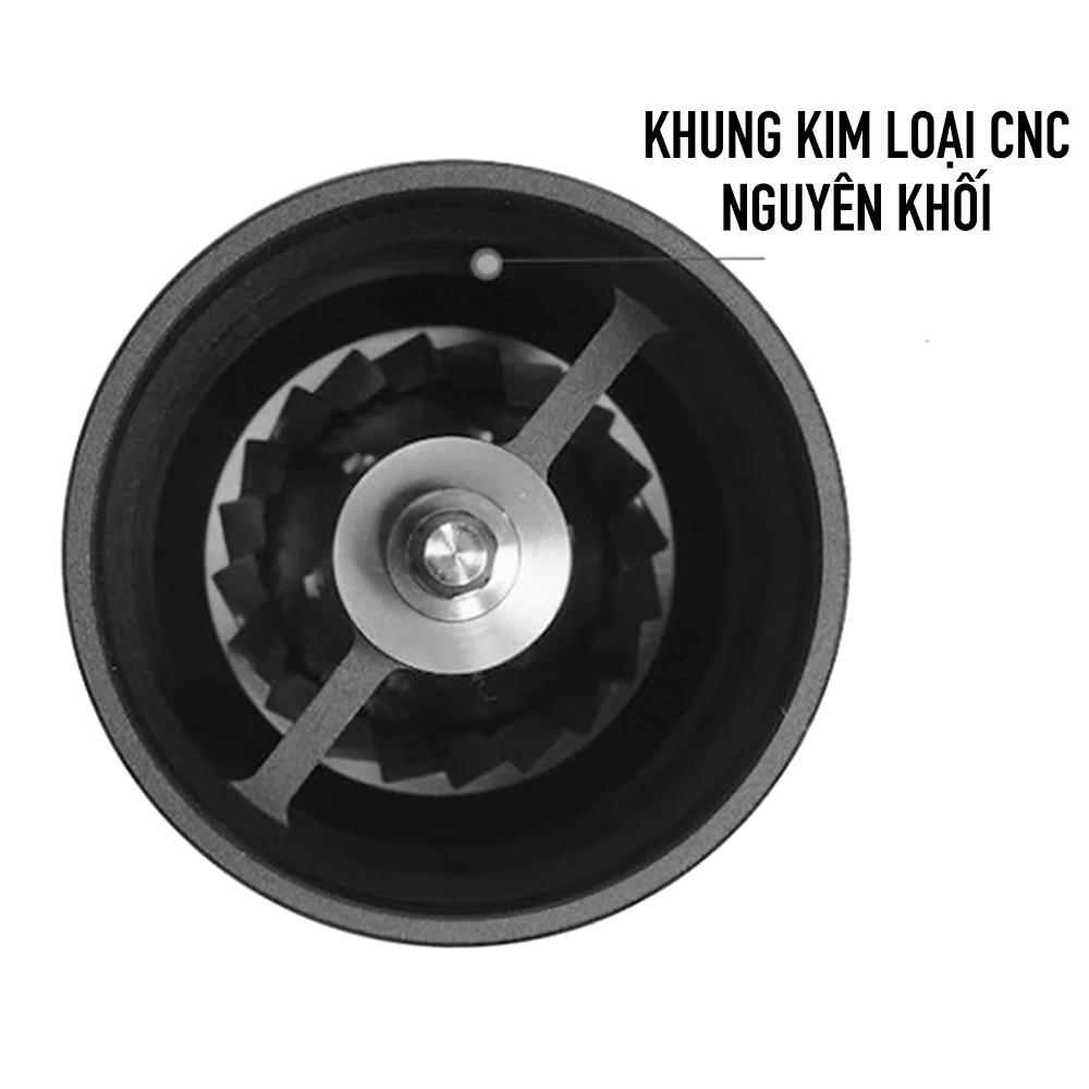 Cối xay cà phê Timemore C3ESP với khung kim loại nguyên khối