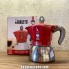 Hộp đựng Moka Pot Induction 4 cup màu đỏ