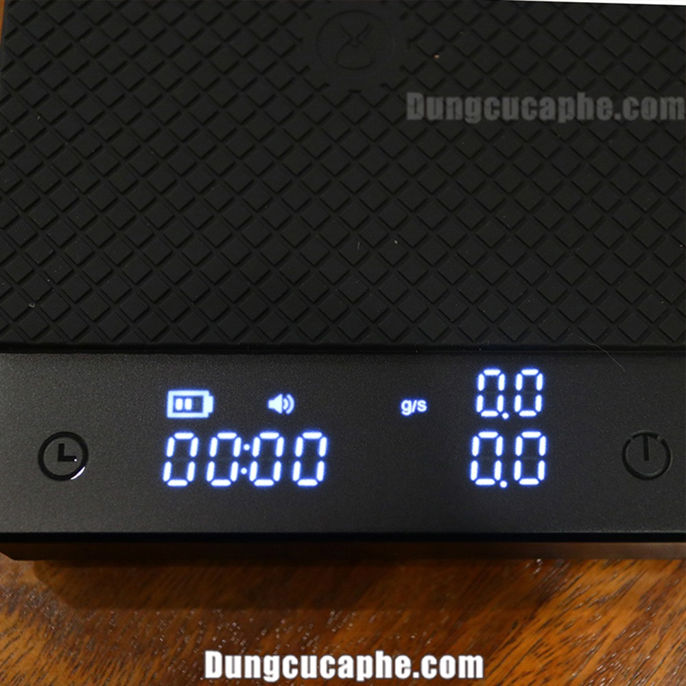 Màn hình Led hiện thị thêm thông số tốc độ dòng chảy của cân Timemore Pro 2023