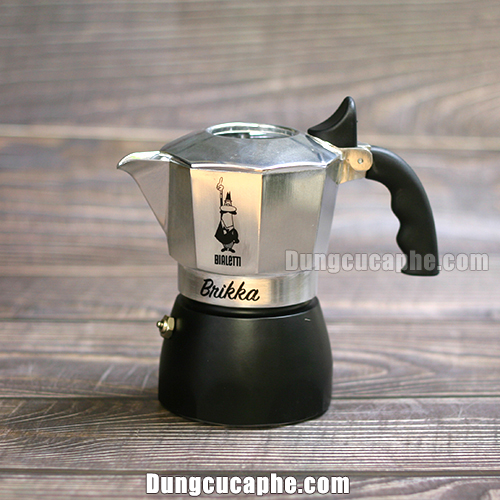 Ấm pha cà phê Espresso Bialetti Moka Pot Brikka có van tăng áp