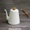 Ấm rót drip cà phê và trà Hario V60 Bona men Trắng 1400ml BDK-80